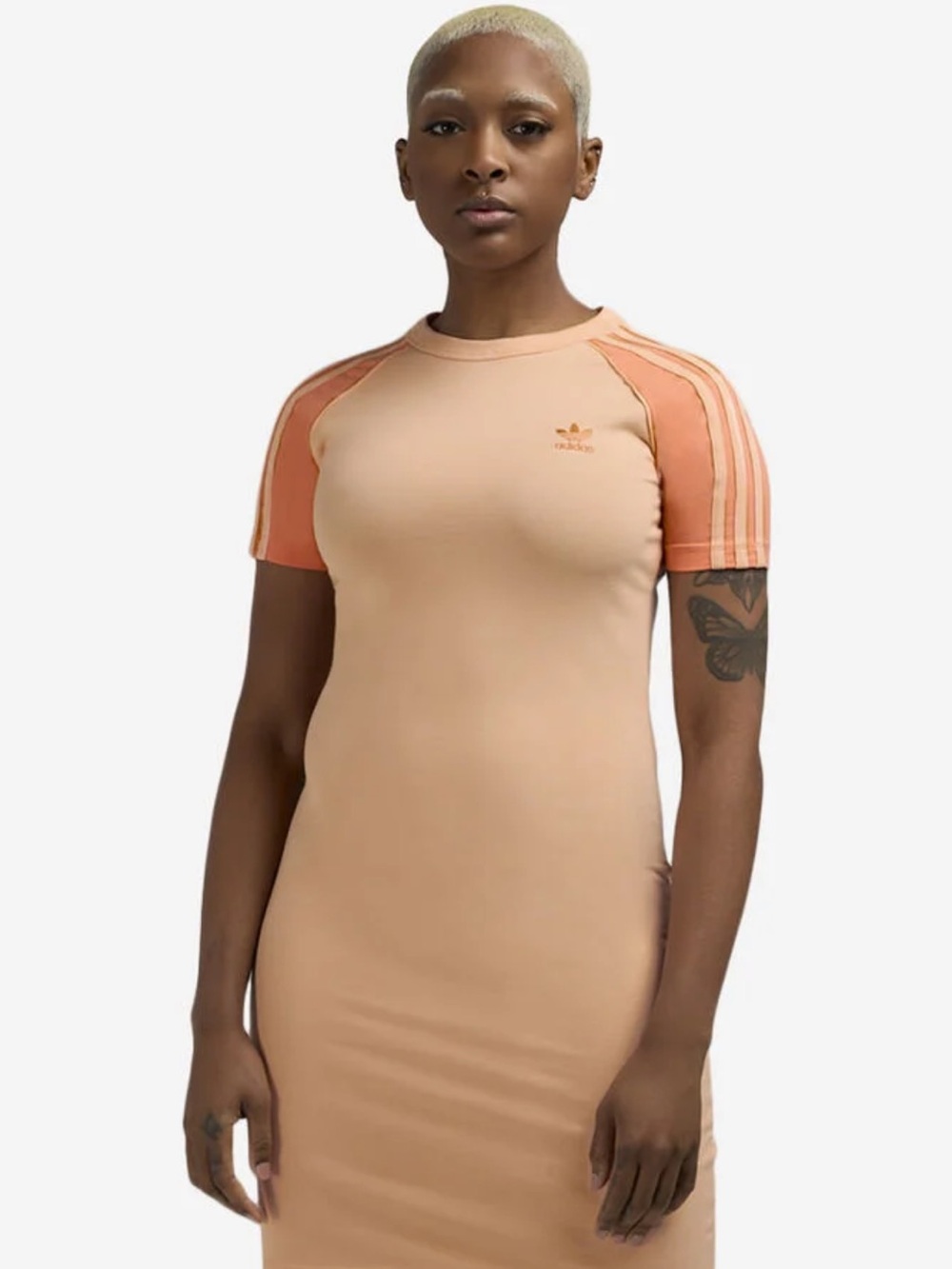 👙 ADIDAS SHORT SLEEVE DRESS GLOW PINK 👙